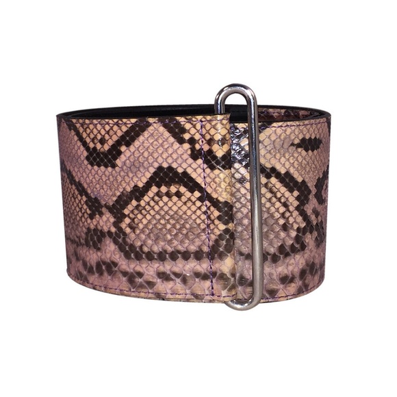 Club Monaco Python Pink and Brown Belt main image 6